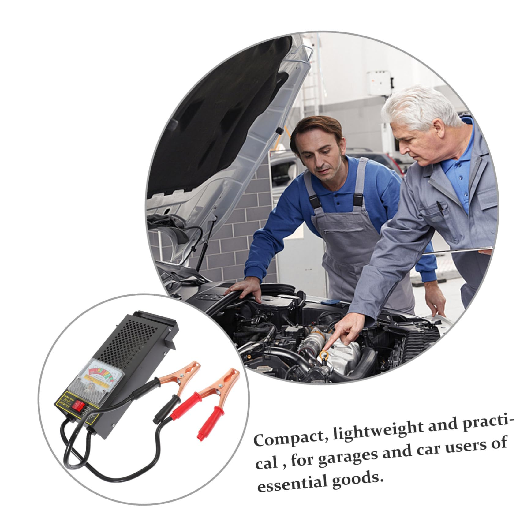 Comprobador de Batería de Coche, Herramienta de Diagnóstico