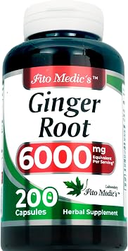 FITO MEDICS Lab | Ginger Root Capsules | 200 Capsules