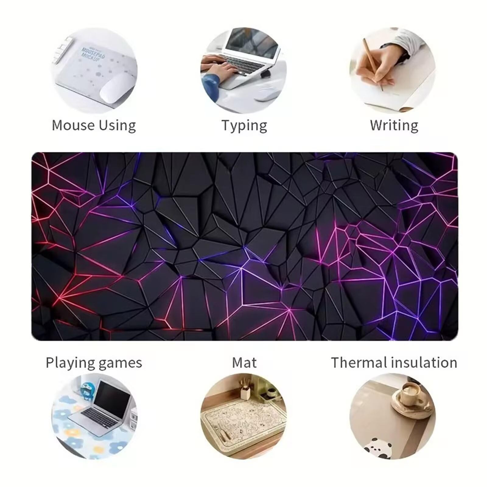 Alfombrilla Ratón Gaming XXL,1500x800x3mm Mouse Pad Gaming,Tapete Escritorio Grande con Bordes Cosidos y Base de Goma Antideslizante Mousepad para Jugadores,PC,Oficina,Hogar(Puente de Arquitectura)