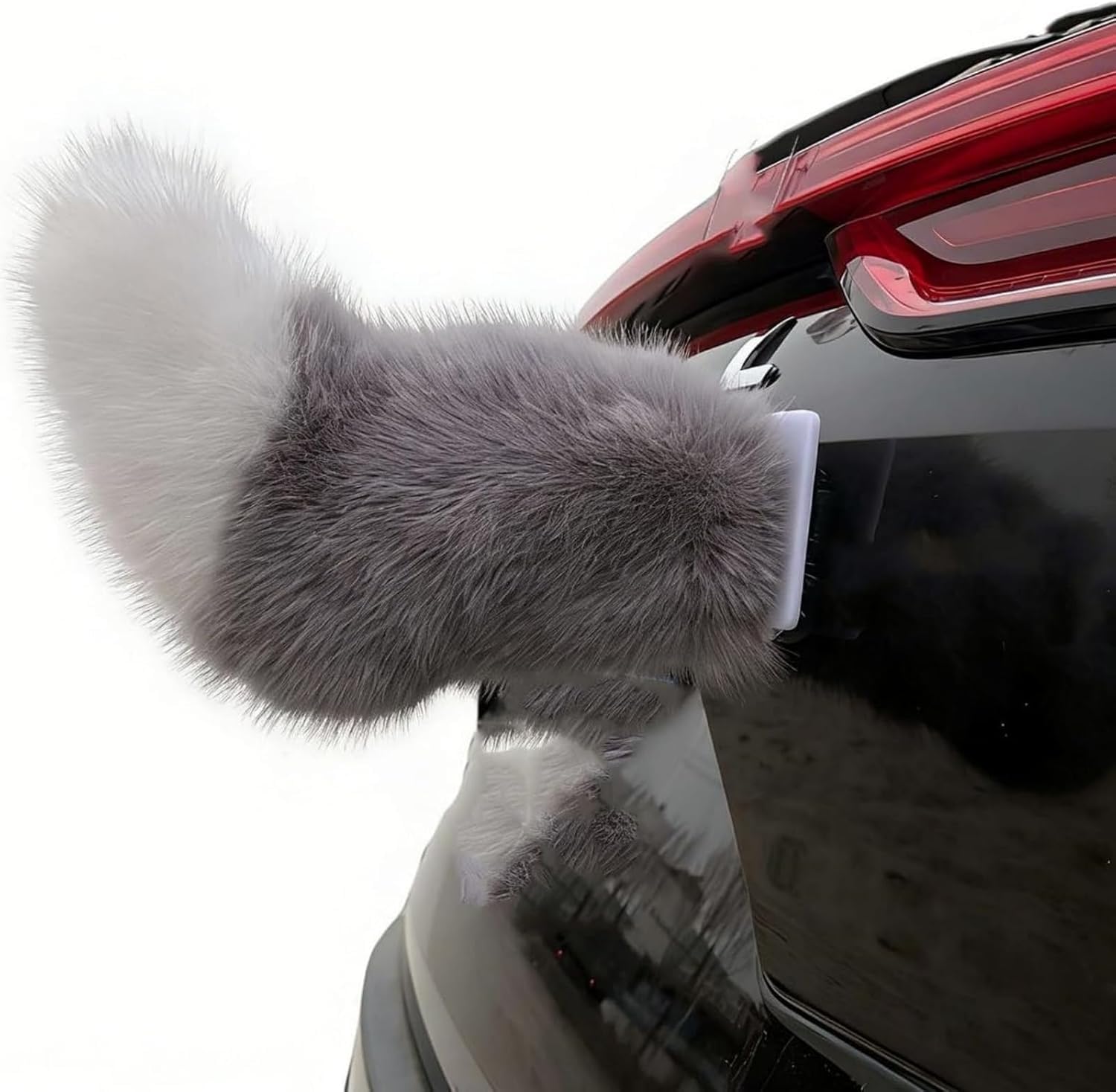 Télécommande pour Voiture Électrique avec Queue, Décoration de Voiture avec Queue d'Animal Mignon et Peluche, Décorations de Voitures avec Queues d'Animaux Électriques, Accessoire Amovible pour Coffre