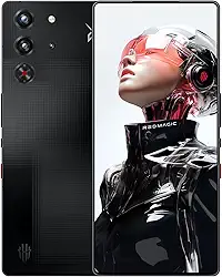 REDMAGIC 10S Pro Smartphone, Celular para Jogos 144Hz, Android 5G, 12GB RAM + 256GB ROM, Snapdragon 8 Elite Leading Version, Tela AMOLED 1.5K de 6.85", Câmera de 50MP, Celular Desbloqueado Nightfall