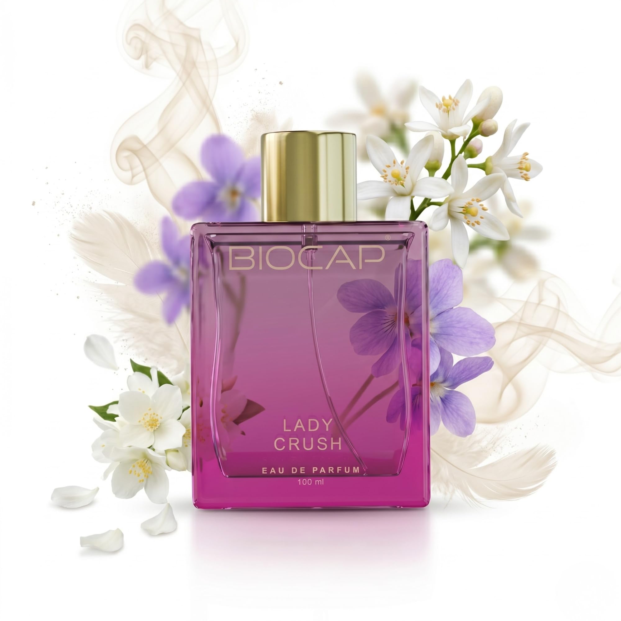 BIOCAP Lady Crush Perfume 100ml | EAU DE PARFUM | Premium Long Lasting Fragrance | Floral & Sweet Perfume for Women-image-26
