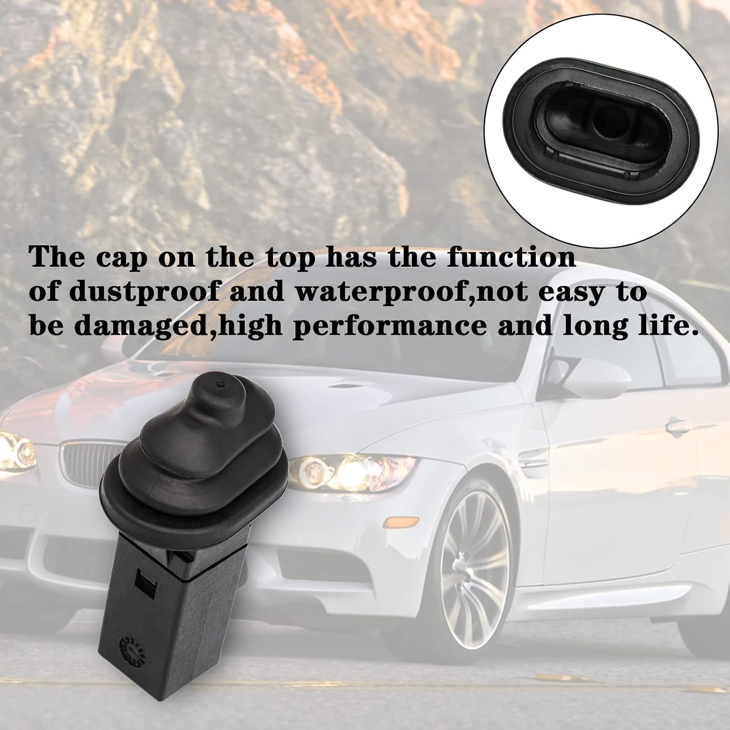 51178228939 Fuel Gas Door Buffer Ejector Latch Release for 1999-2016 BMW 1 3 5 6 7 X3 X5 X6 Series E46 E60 E88 E90 128i 135i 325Ci 335d 335is 525xi 328i xDrive Active 5 7 Hybrid Alpina B7