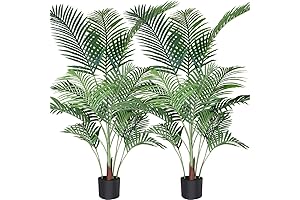 Fopamtri Artificial Faux Palm Tree for Outdoor