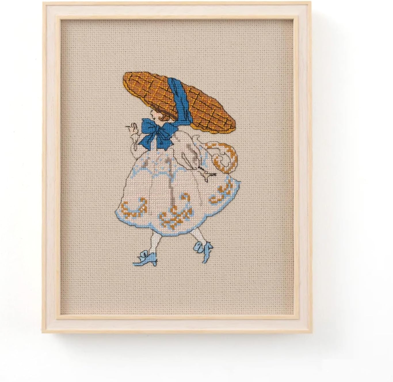 Kurahashi Rei Cross Stitch Kit Muffin CF916102 Embroidery Kurahashi Rei Cross Stitch Handmade Craft Text Popular Illustrator Picture Book Writer