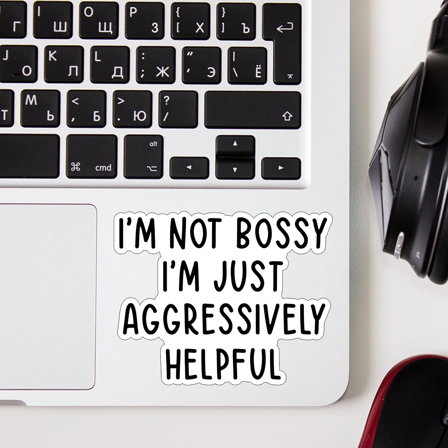 Funny Don't Give Up Stickers - 3 Pack Waterproof Motivational Vinyl Decals