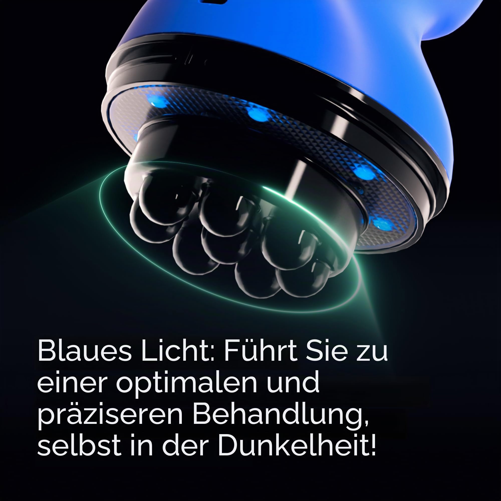 Cellublue Intelligentes Schlankheitsgerät, kabellos, das Original – leistungsstarke, elektrische Schlankheitsmassage, 2900 U/min, Doppel-Massagekopf – Touchscreen, wiederaufladbar mit USB-C – tragbar