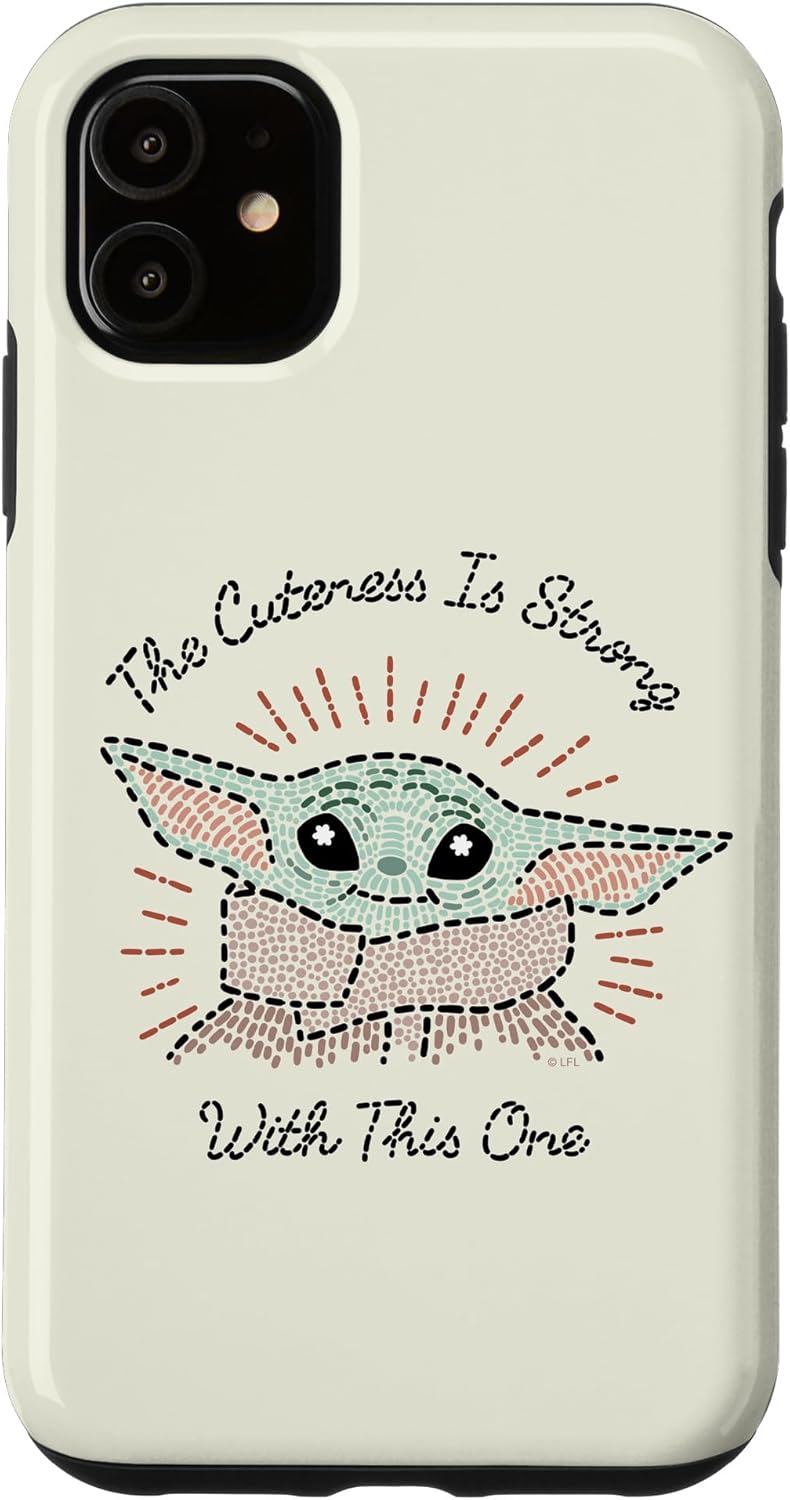 iPhone 14 Star Wars: The Mandalorian Grogu The Cuteness Is Strong Case