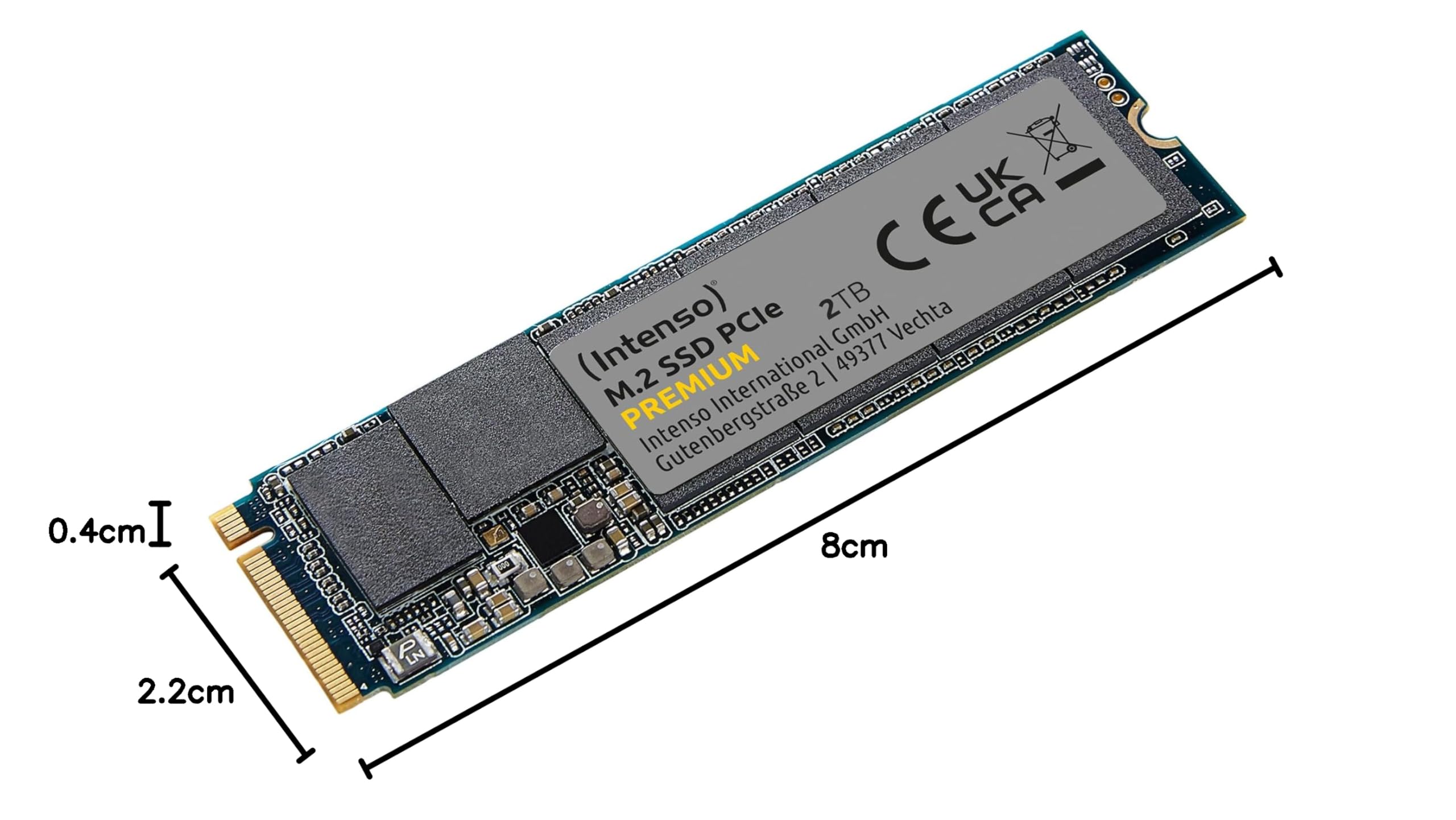 Intenso 3835470 Premium ssd 2tb pcie Gen 3x4