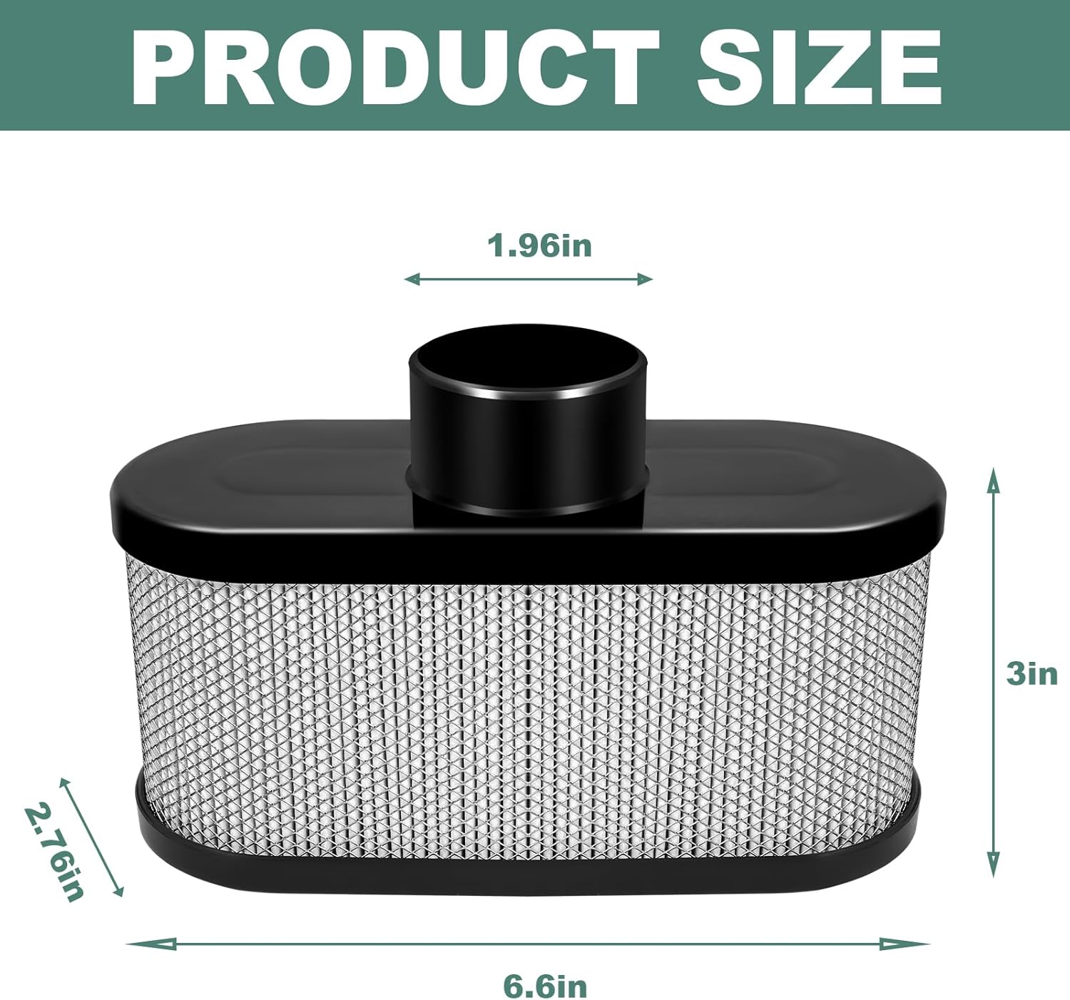 5 Pack 11013-0752 Air Filter Compatible with Kawasaki FR691V FR651V FR730V with 11013-7046 Pre Filter, Fit for FS481V FS541V FS600V FS651V FS691V FS730V 4-Cycle Engine Air Filter Replace 11013-7047