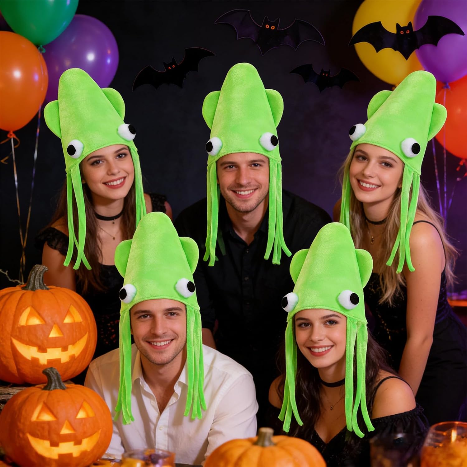 Funny Hats | Funny Squid Costume Hats | Novelty Sea Animal Headwear,for Adults Boys Girls Kids Parties Stage Shows Halloween