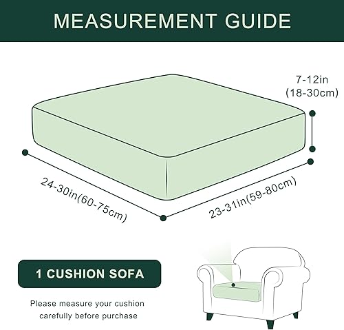 Miniatura 5 de CHUN YI Fundas elásticas de cojín para sofá, fundas de cojín de asiento de caravana, fundas de cojín de repuesto individuales para sofá, funda de