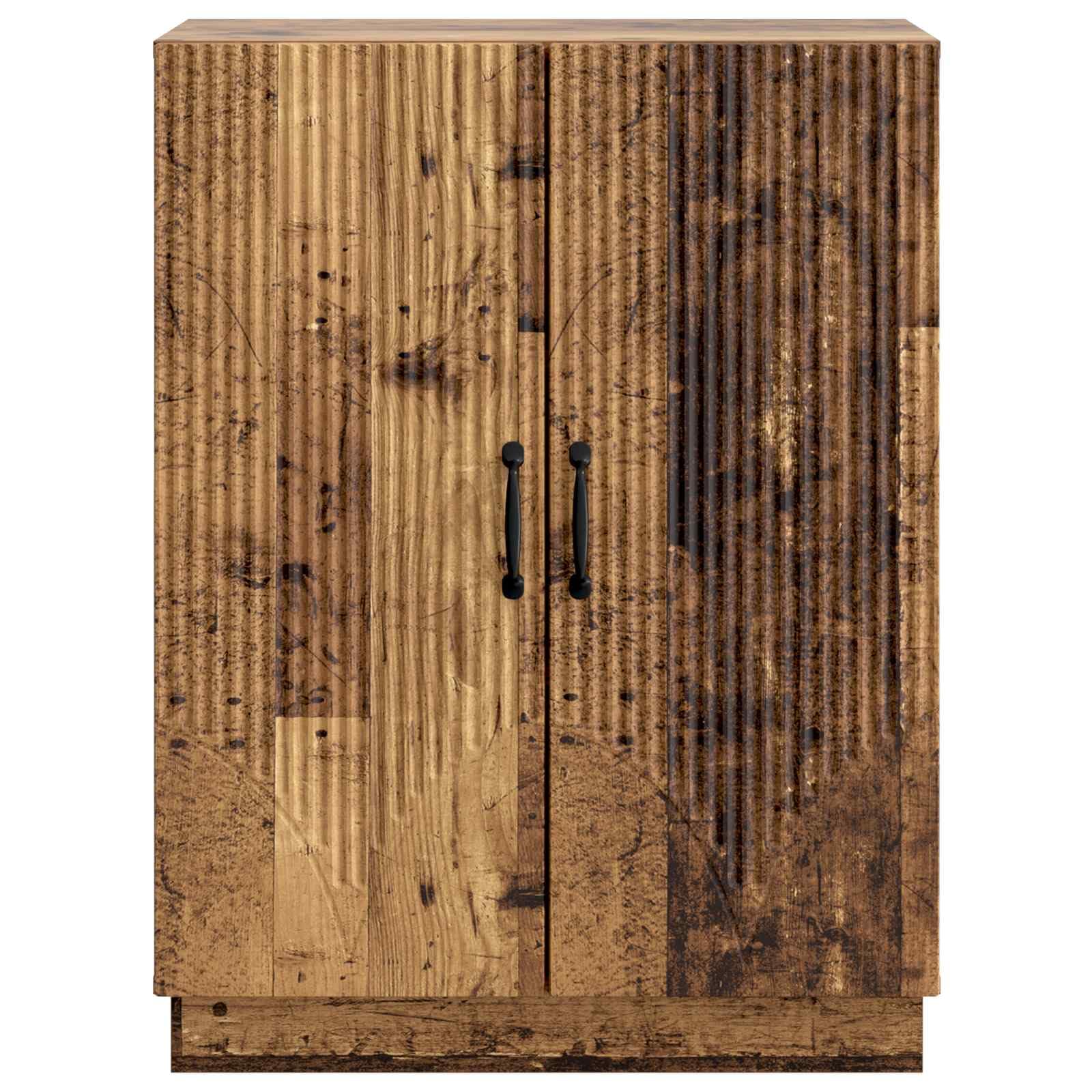 Hothingwell Drewniany bufet konstrukcyjny 66 cm z szufladami