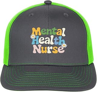 Mentals Healths Nurse Mentals Healths Nursing Mens Hat Funny Hat for Women Adjustable Cap Visor Hat