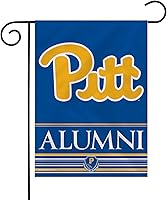 Vista 77 de Rico Industries NCAA Alumni - Bandera de jardín de doble cara de 13 x 18 pulgadas