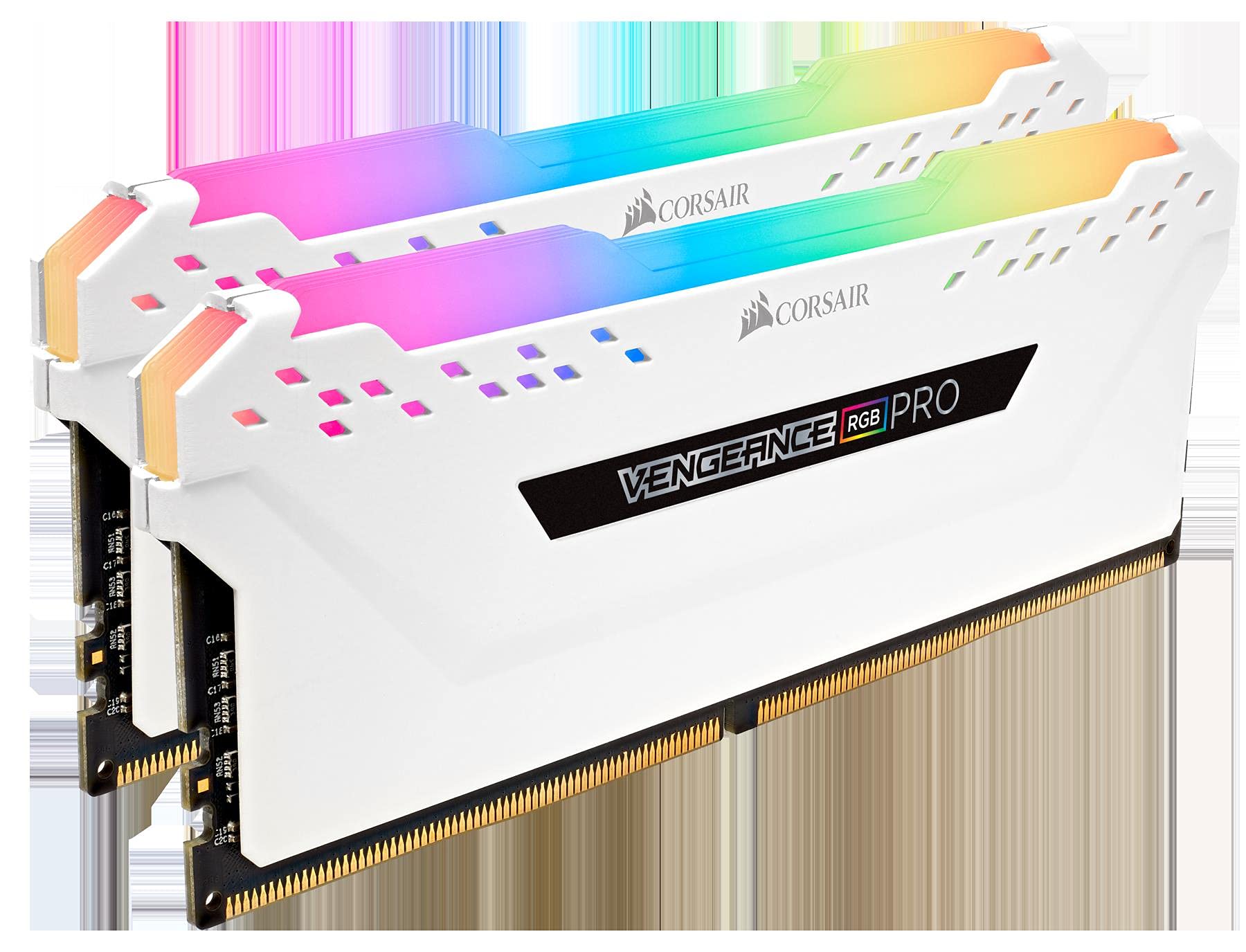Corsair Módulo de Memoria de 16 GB con hasta 3200 MHz, Blanco, 2 x 8 GB