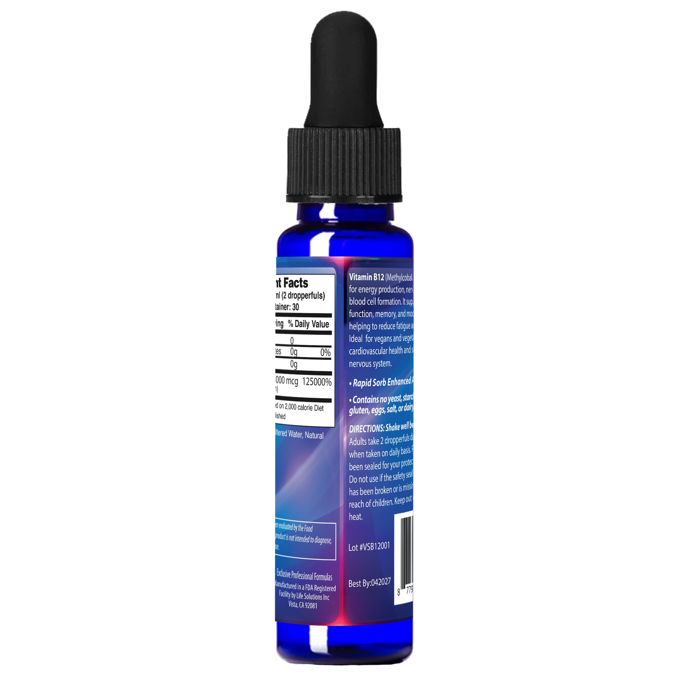 liquid vitamin b12 injectable Daily Supplement 1000 mcg with Natural Cherry Flavor 240 mL This injectable formulation helps restore normal vitamin B Vitamin for Cattle, Sheep, Swine,