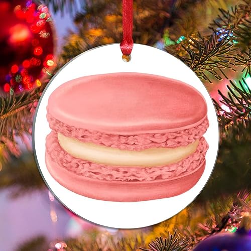 Miniatura 108 de Adorno de Navidad mexicano de tortilla de maíz acrílico adornos para decoraciones de Navidad, divertidos y deliciosos adornos de decoración de árbol