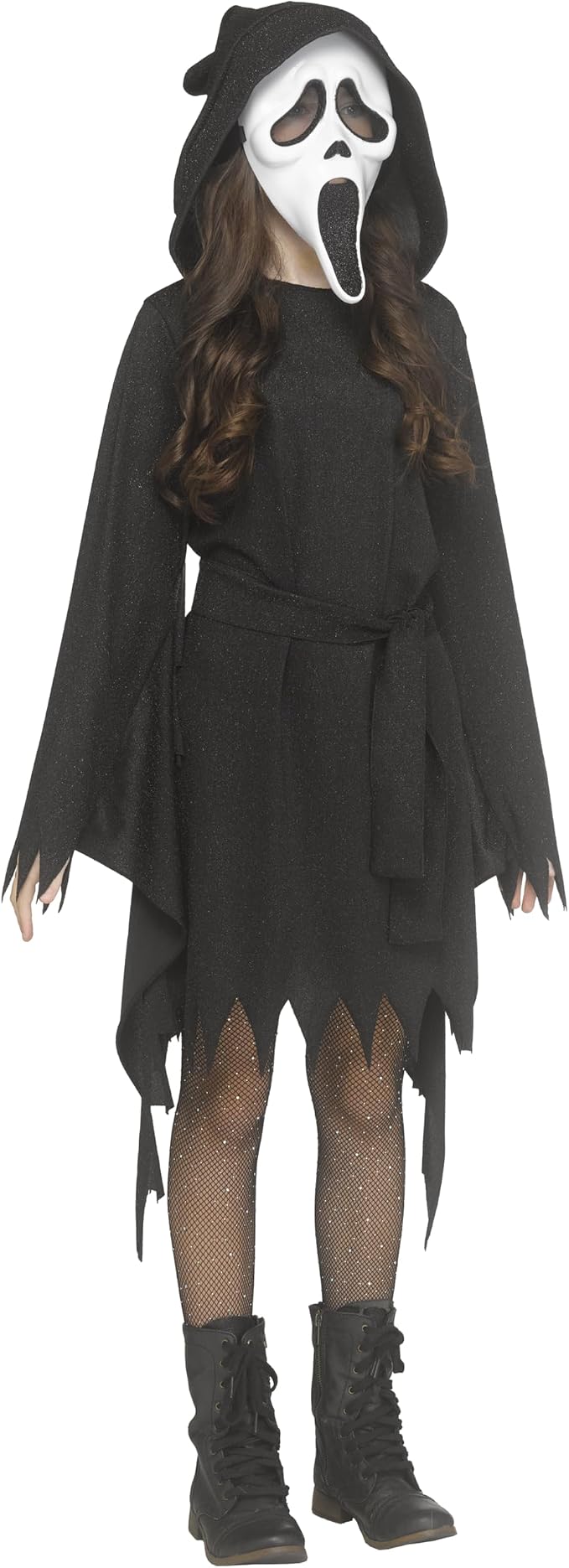 Disfraz de Fantasma Brillante para Niñas Talla M miniatura 2
