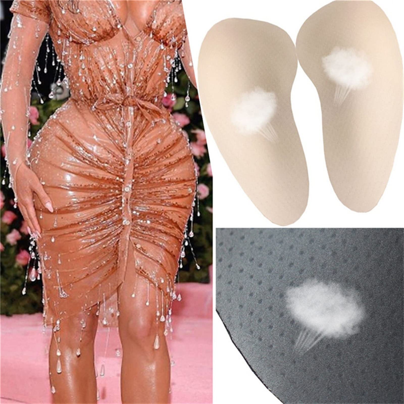 LYGBAOFUL Sexy Po-Enhancer-Höschen für Damen, hohe Taille, Bauchkontrolle, Hüftheber-Dessous, Unterwäsche in Übergröße