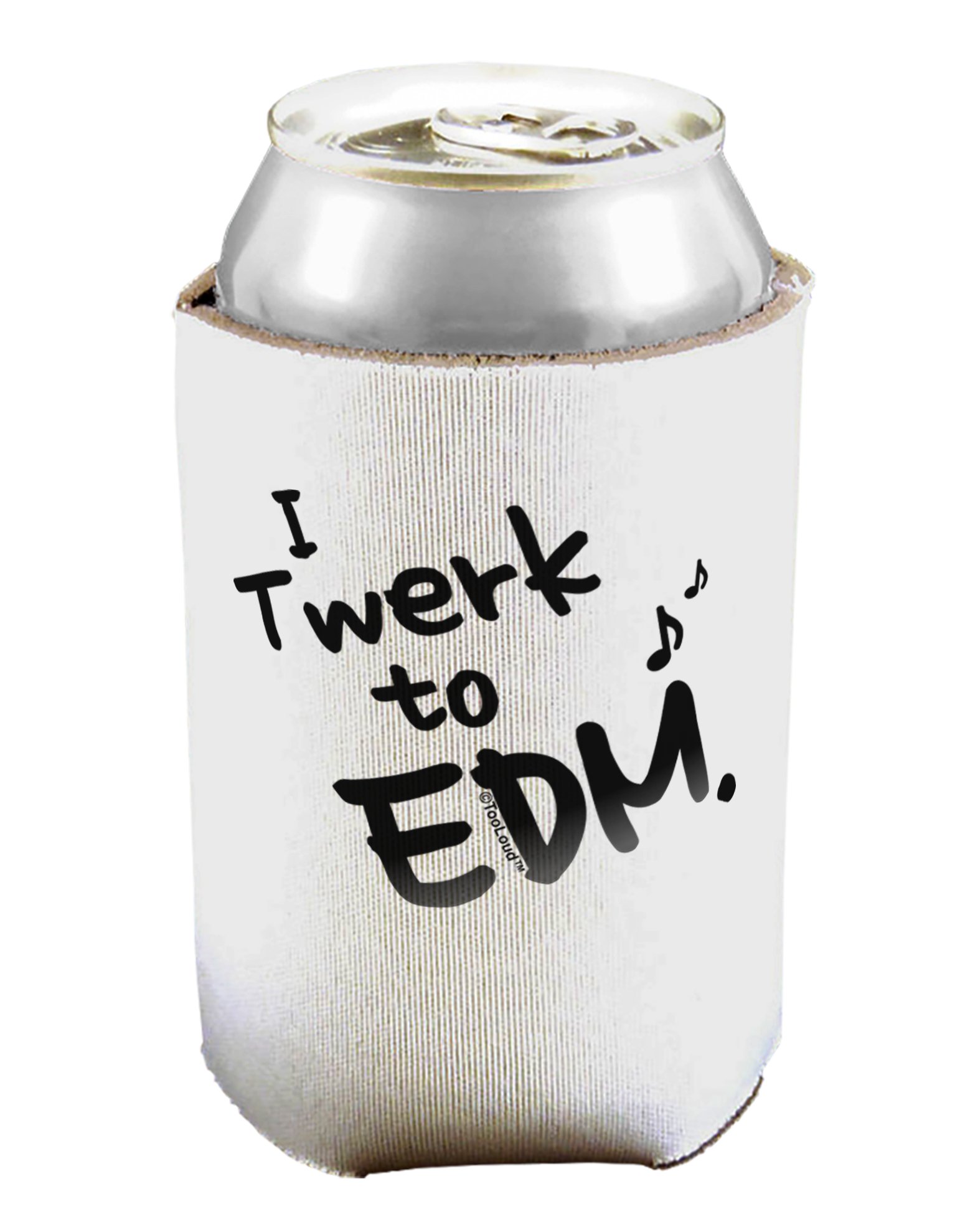 TOOLOUD Twerk to EDM BnW Can/Bottle Insulator Cooler - 2 Pack