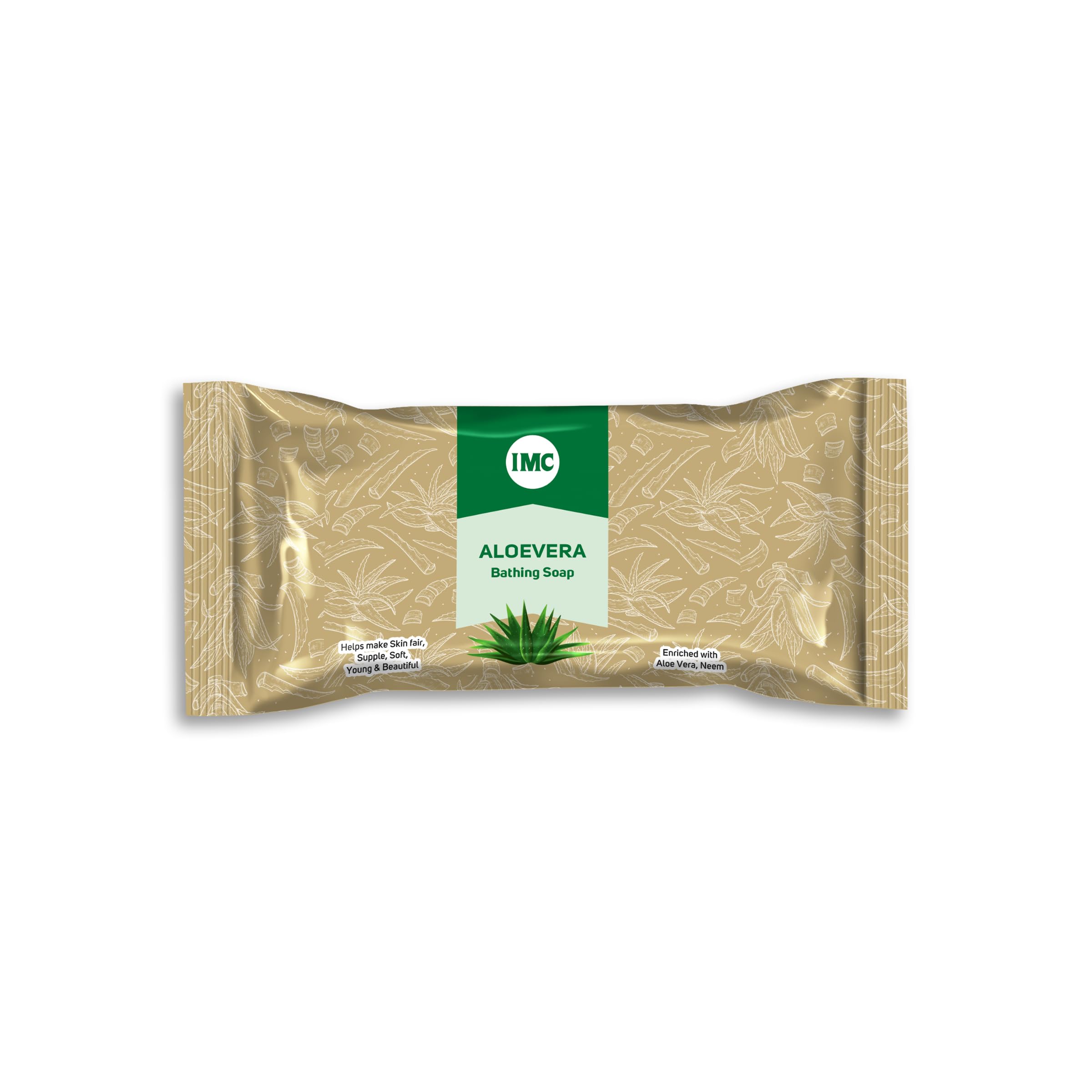 IMC Aloe Vera Bathing Soap | Nourish, Hydrate, Cleanse, Plump And Detoxify Your Skin (75 g)-image-9