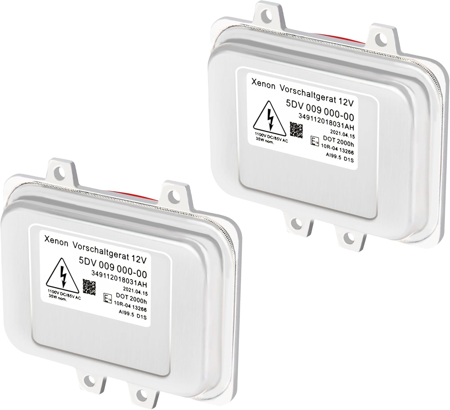 Hid Headlight Ballast Replacement for 5DV 009 000-00 Cadillac Escalade 2007-2014 - Xenon Headlight Ballast Control Unit for BMW E60 2006-2009 Chrysler Town Country 2008-2014 5DV009000-00 2pcs
