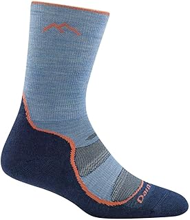 Darn Tough Micro Crew Light Cushion Sock - Women, S, Denim