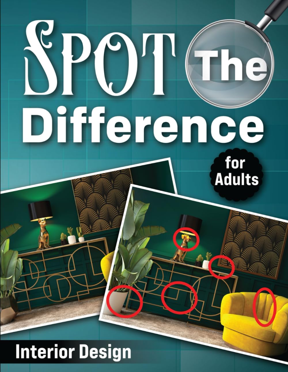 Spot the Difference for Adults Interior Design