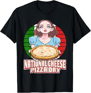 National Cheese Pizza Day September 5th Italy Flag T-Shirt