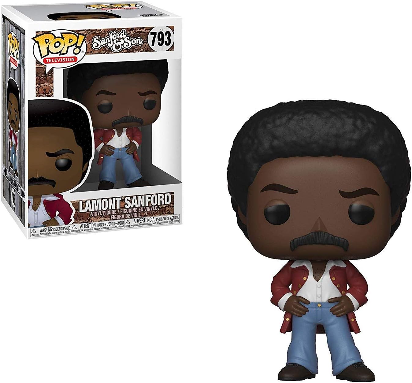 Funko TV: Sanford & Son - Lamont Sanford Pop! Vinyl Figure (Includes Compatible Pop Box Protector Case)