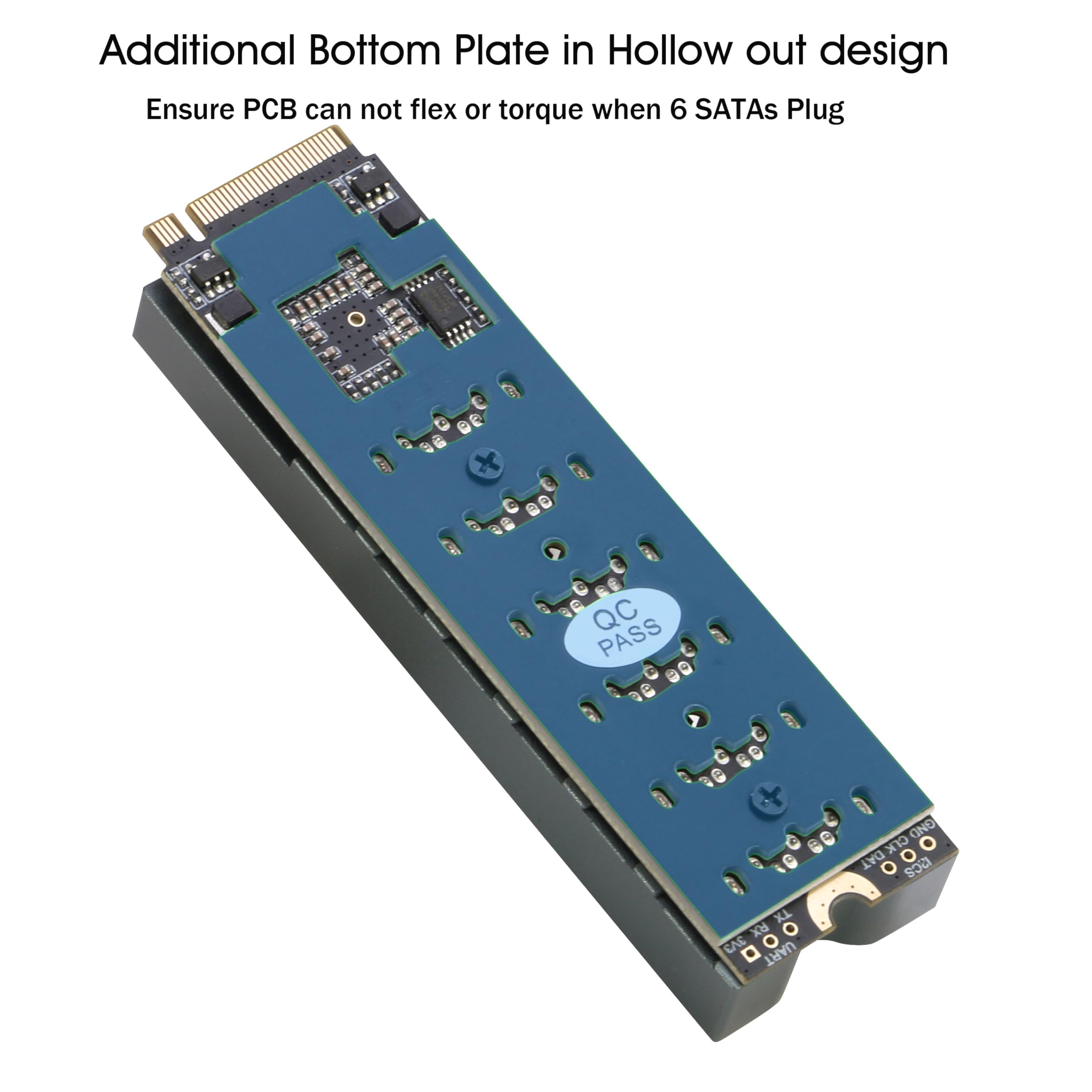 Amazon.co.jp: M.2 - SATAアダプター [6ポート]、RIITOP M2 NVMe