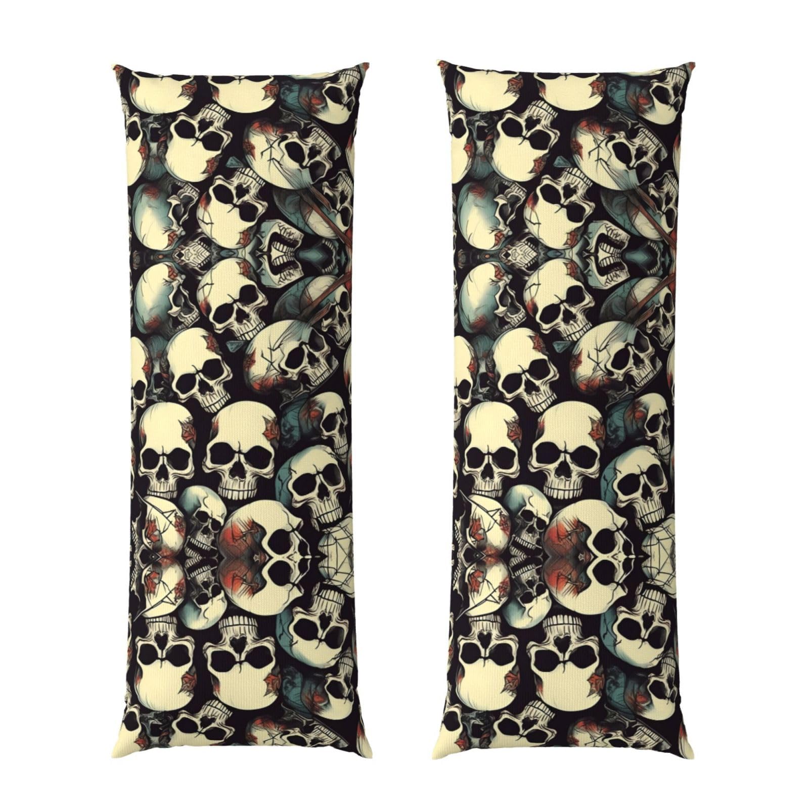 Housse de coussin squelette haut de gamme au fini esthétique soigné
