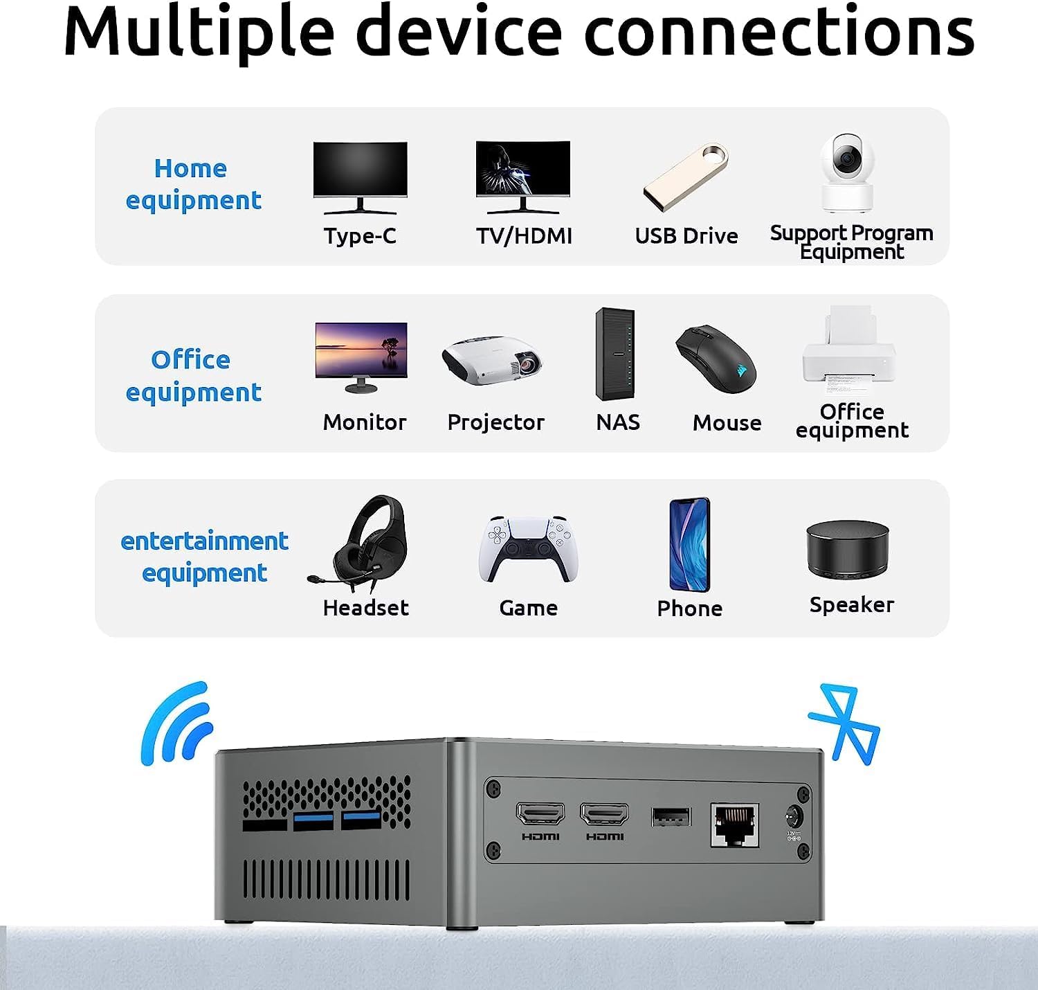 Bmax Mini PC B2 Pro J4105 : Amazon.com.br: Computadores e Informática