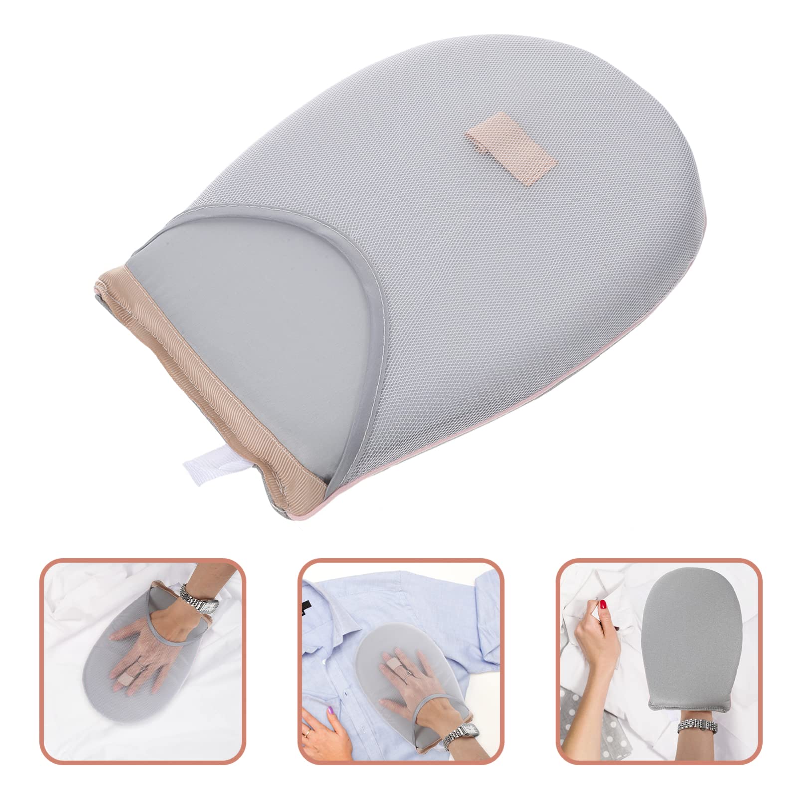HOODANCOS Garment Steamer Ironing Mitt Portable Handheld Ironing Glove for Safe and Efficient Ironing Compact for Travel and Home Use Heat Insulation for Comfortable Grip