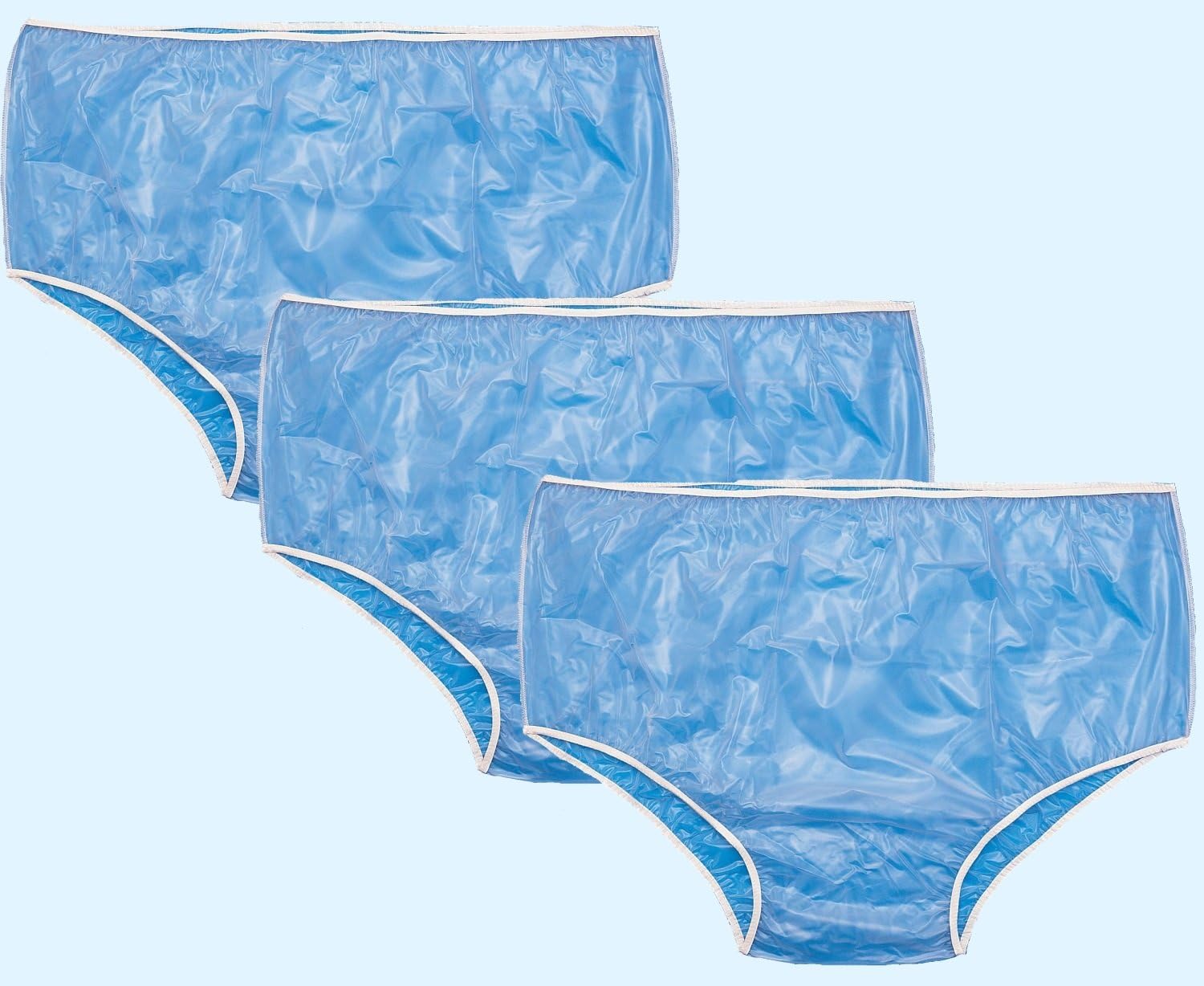 YSYSPack 3 Adult Waterproof Pants Large BlueL Pack of 3