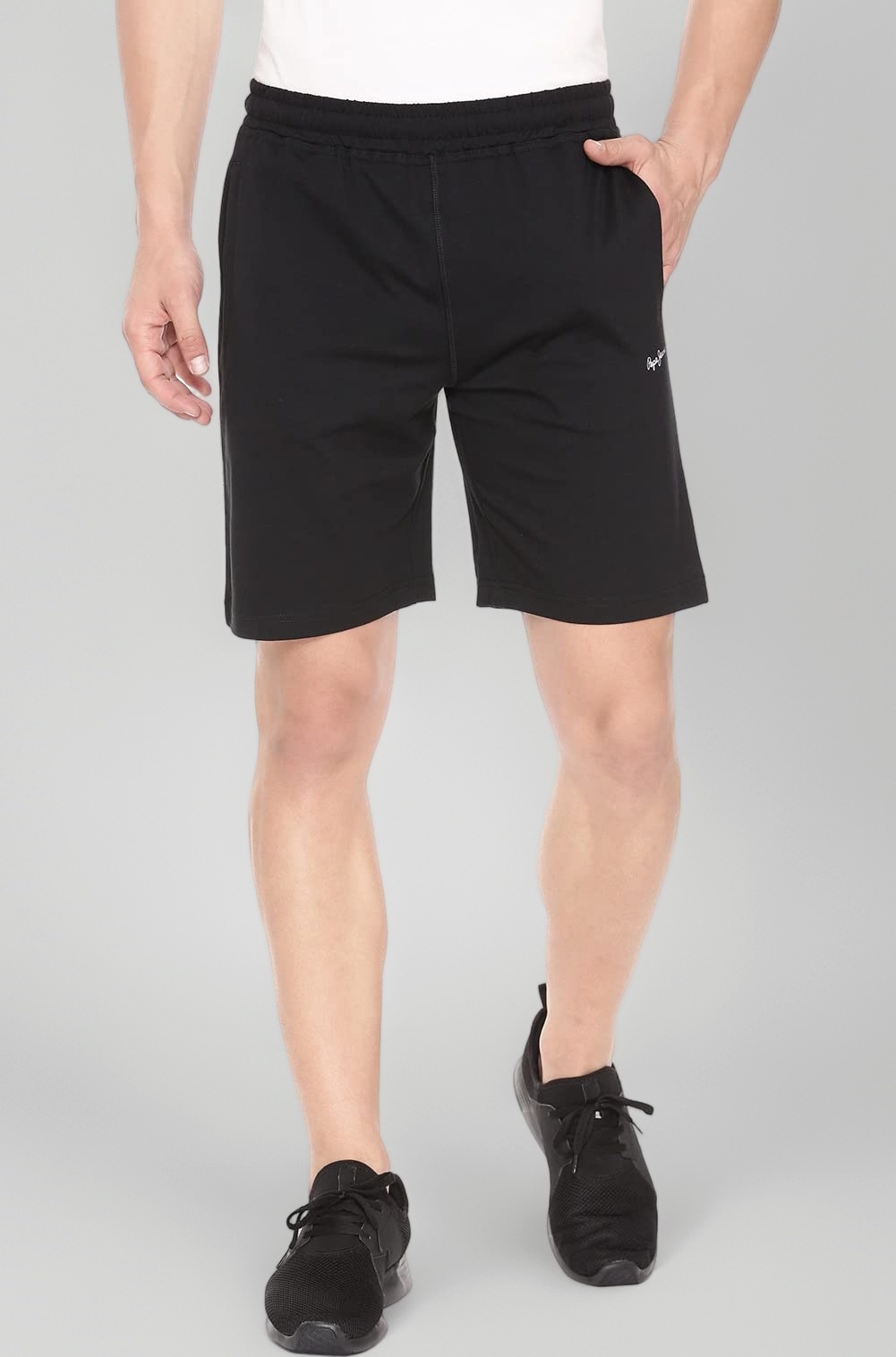 Men's Cotton Boxer Shorts Regular Fit Solid Shorts (Pack of 1)