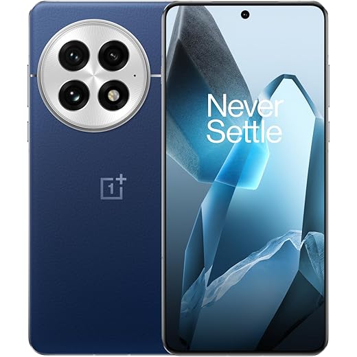 OnePlus 13 | Smarter with OnePlus AI | Lifetime Display Warranty |12GB RAM 256GB Storage Midnight Ocean | Official Smartphone for BGMS 2025