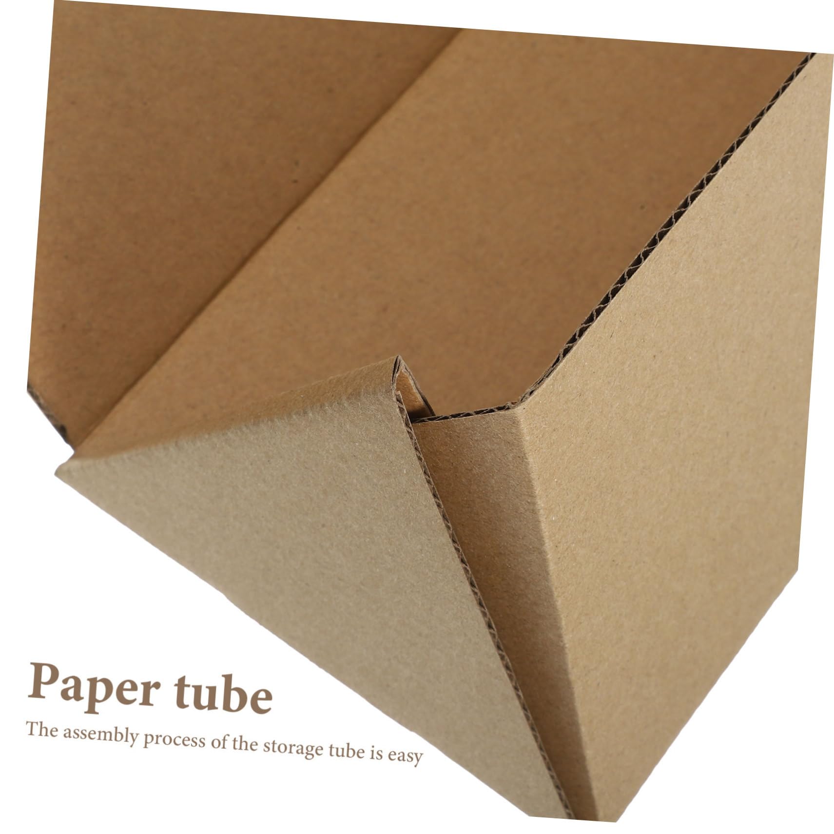Tube de Rangement Triangulaire en Papier Kraft 10 Pièces | Carton D’expédition Kaki, Format Portable pour Transport et Déménagement, Design Ergonomique Professionnel