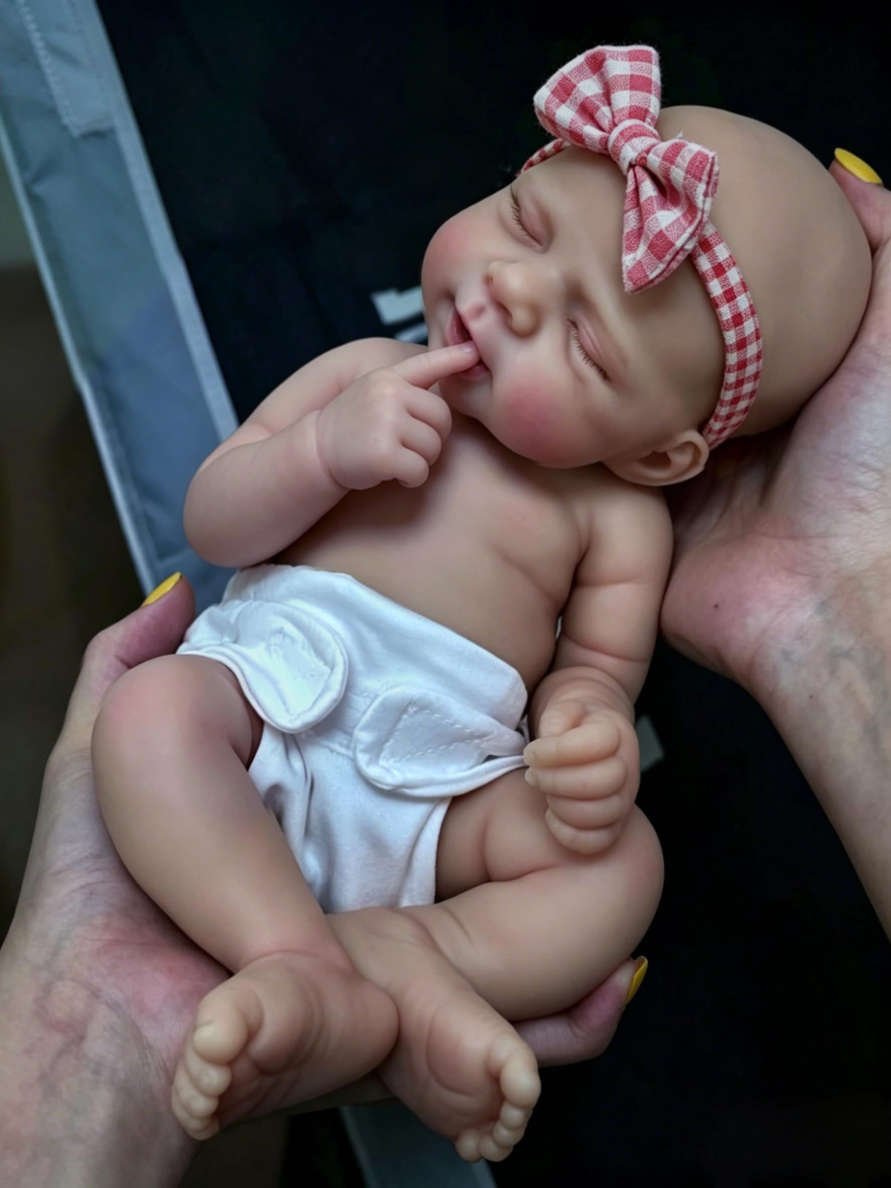 Zero pam Squishy Silicone Reborn Baby Dolls Girls-30CM Platinum Reborn Dolls Silicone Full Body, Realistic Baby Doll, Posable Lifelike Babys Doll For Girls