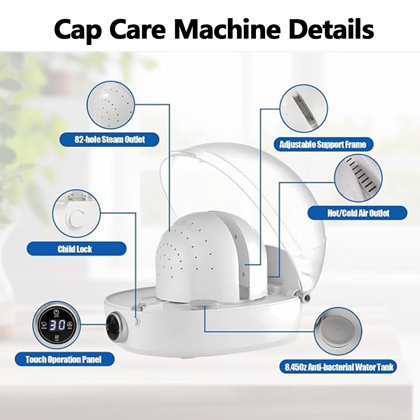 Pulitore Automatico per Cappellini e asciugacapelli