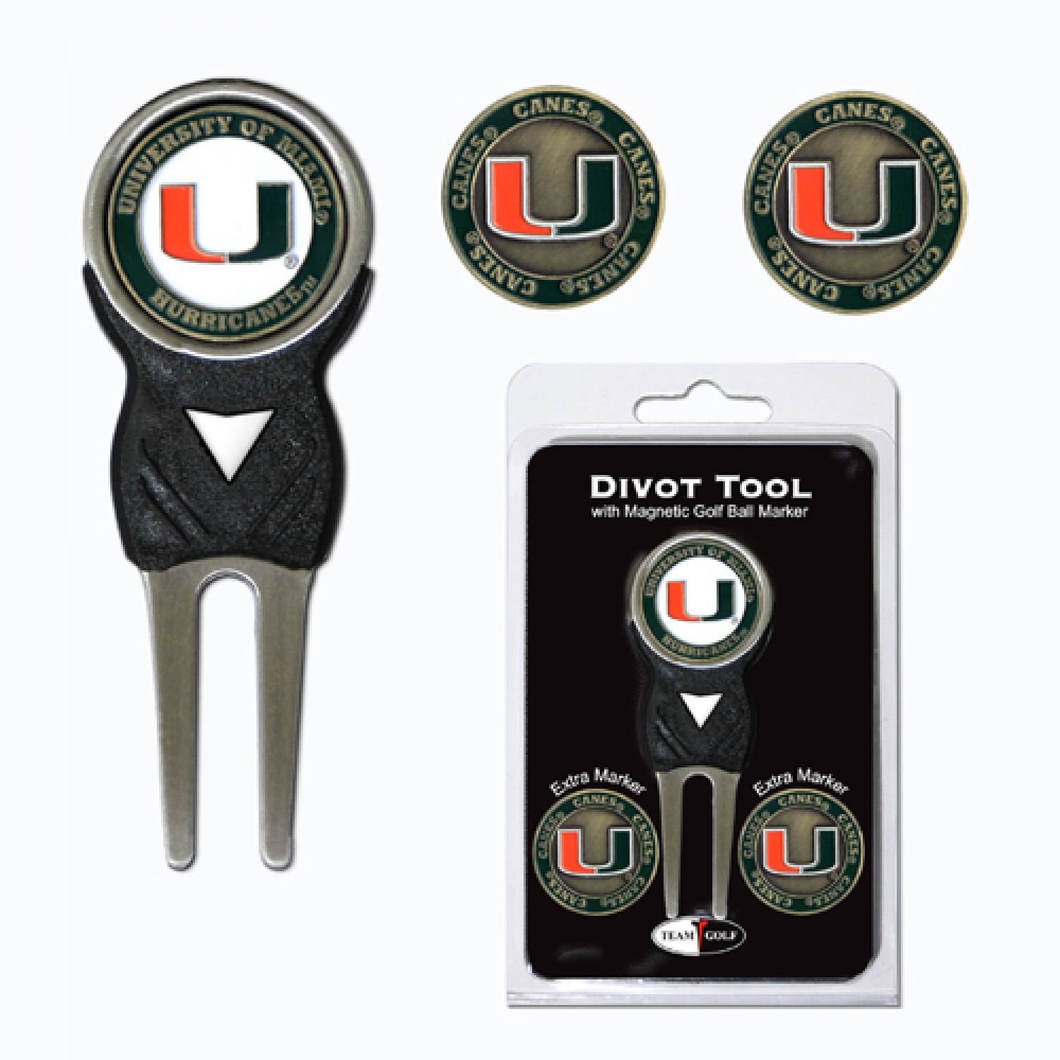 NCAA Alabama Crimson Tide 3 Marker Signature Golf Divot Tool Pack