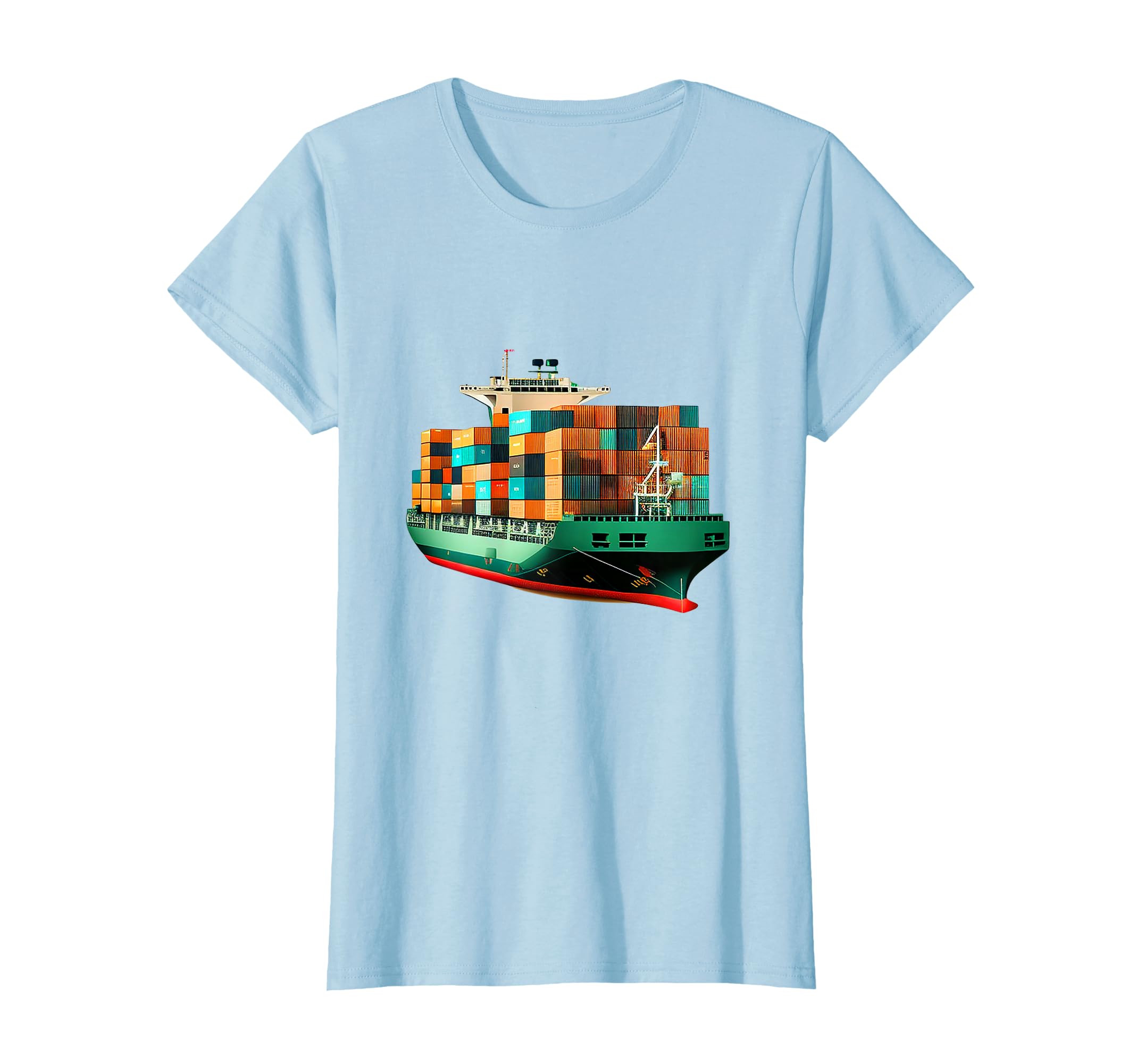 Amazon | コンテナ船 Tシャツ | Tシャツ・カットソー 通販