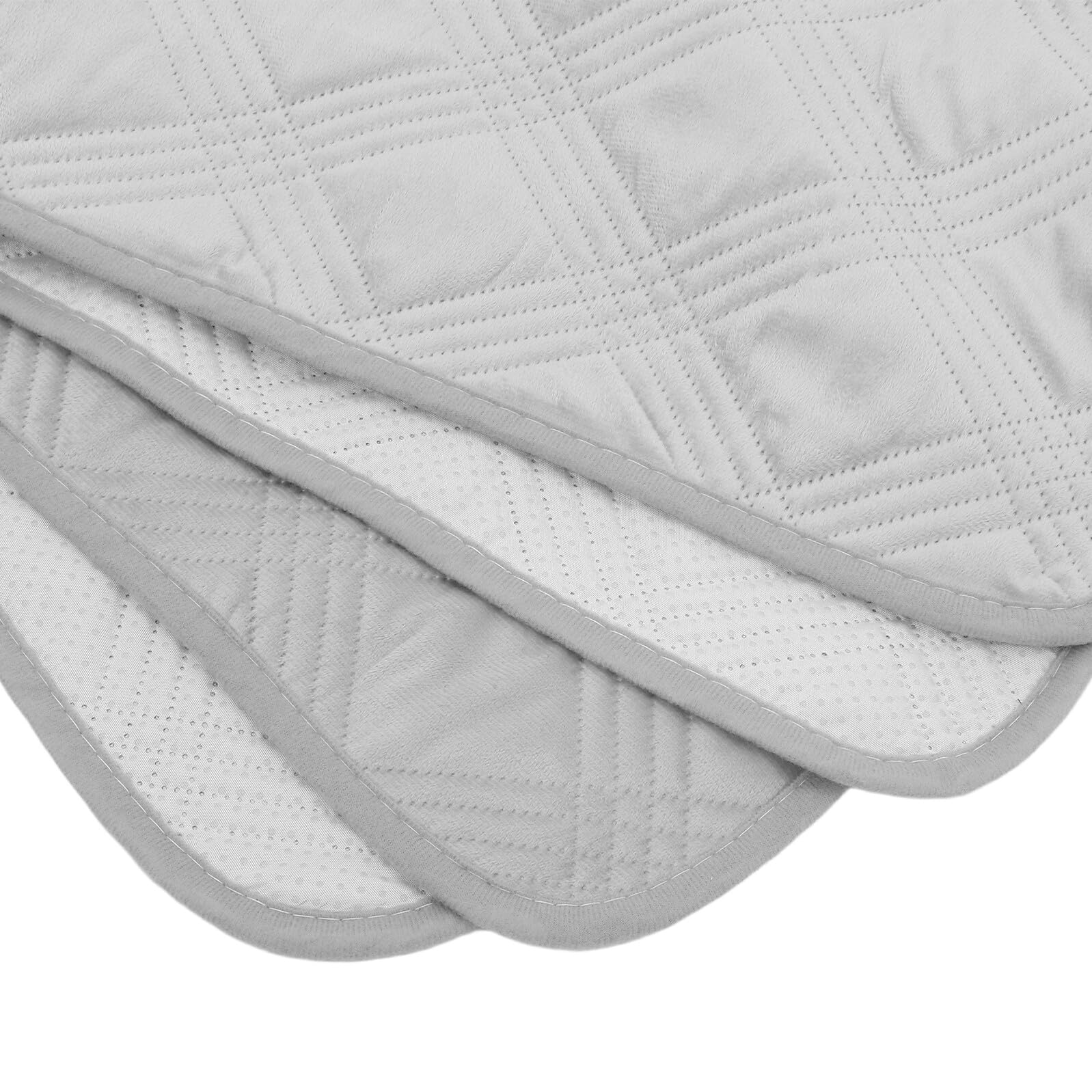 Couverture Imperméable pour Chien 90X160 CM Protège-Canapé et Lit Antidérapante Tissu Résistant à L'Humidité Couverture Réversible Gris Clair pour Canapé Voiture et Animaux