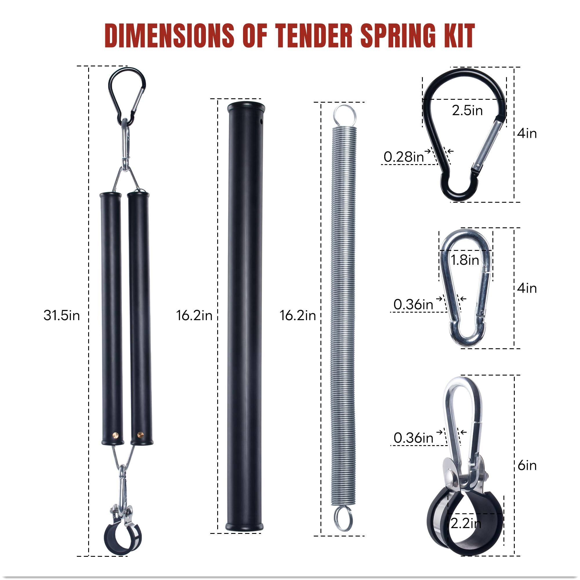 Kit molle tender, 40,6 cm, 2 pezzi