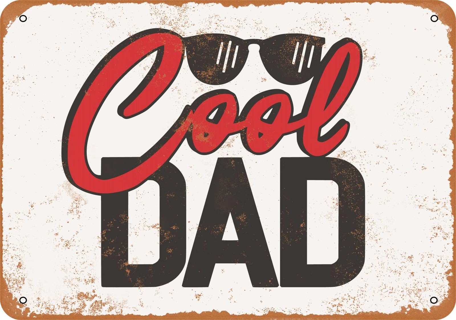 Miaomansenstore Metal Sign - Cool Dad, Shades - Vintage Look Home Decor