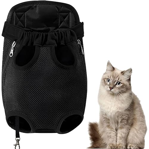 Pet Carrier Backpack, Adjustable Cat Carrier Backpacks, Front Carrier for Small Dogs, Front Facing Dog Carrier, Dog Hiking Backpack, Cat Front Carrier Chest, Pet Backpack Carrier for Cats