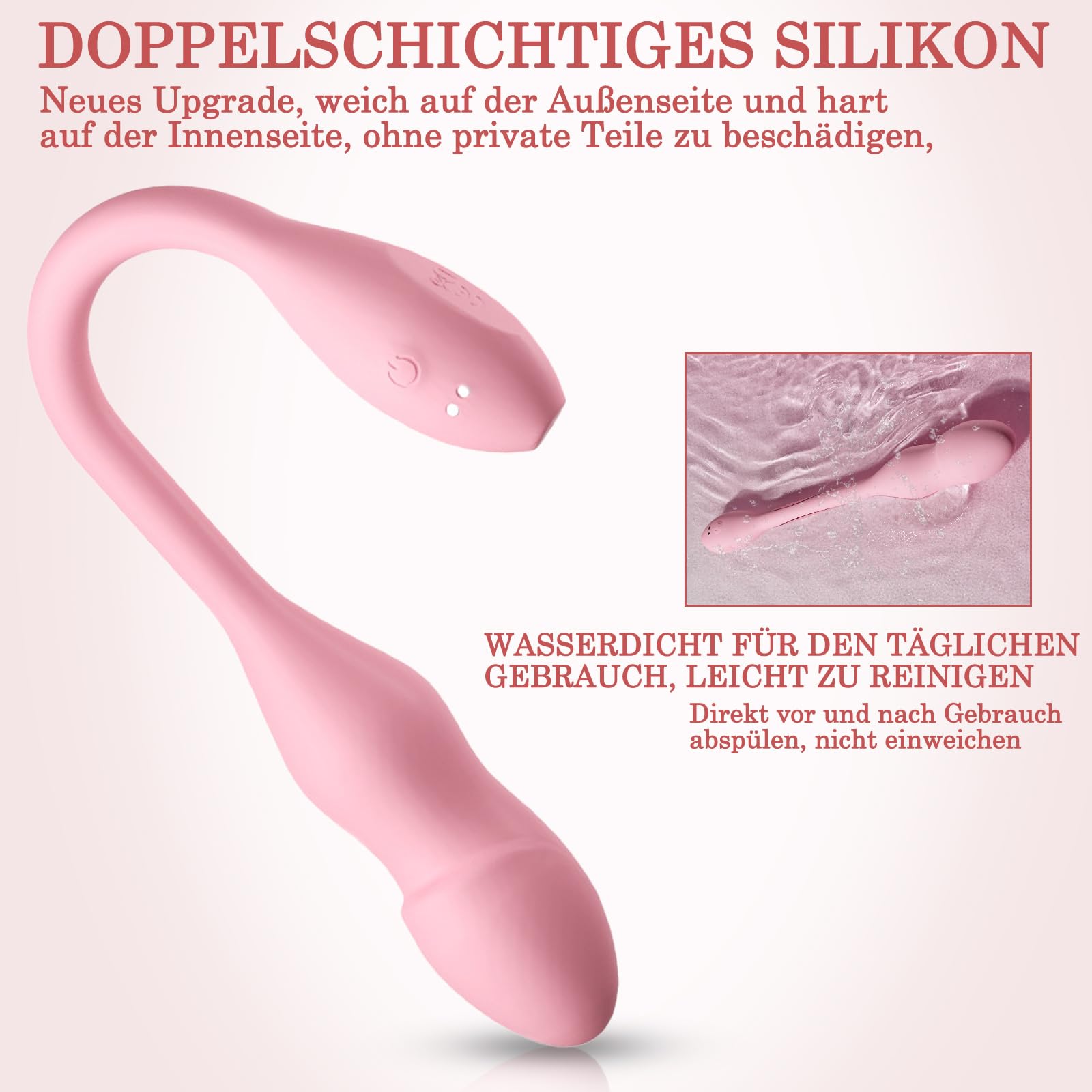BDSMYEE Plug Anal Gonflable Buttplug Femme, Vibromasseur Plug Anal Gonflable avec 10 Modes de Vibration Stimulation du Point G Jouets Sexuels de Masturbation pour Femmes