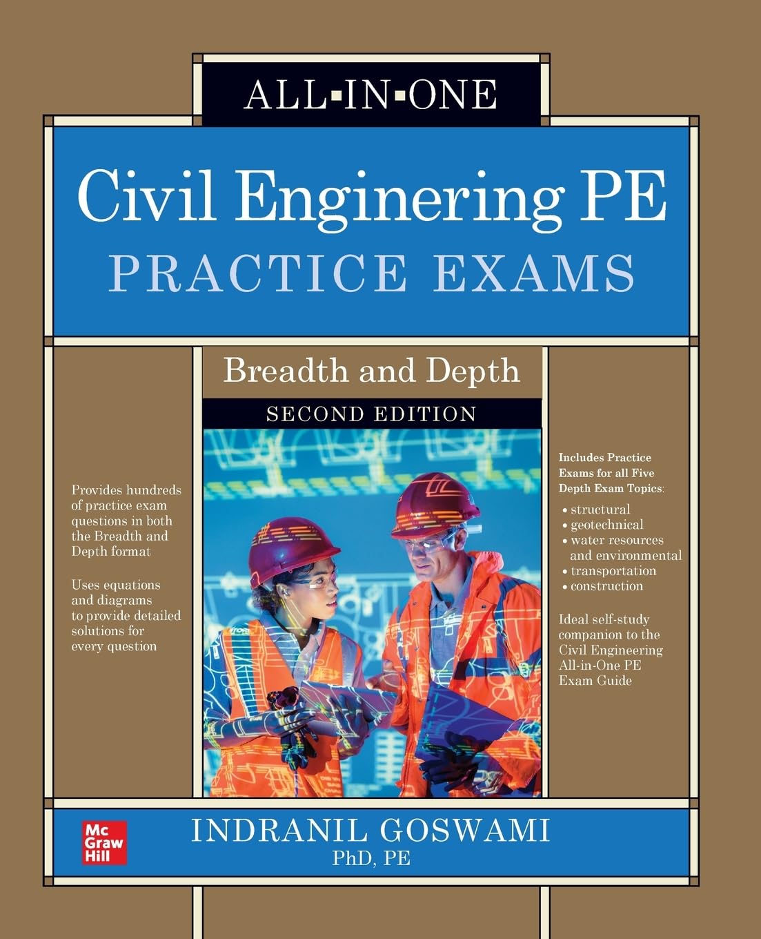 Civil Engineering Pe Practice Exams: Breadth and Depth Paperback – 13 August 2021