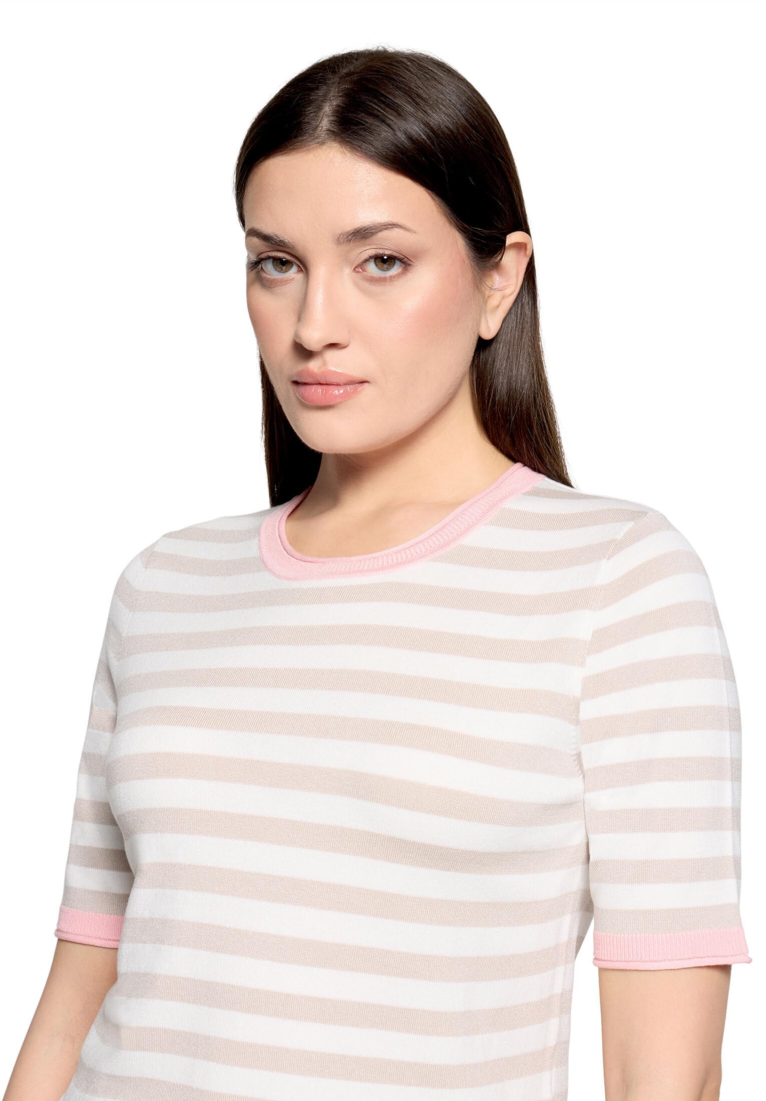 Betty Barclay Damen Basic-Pullover Kurzarm